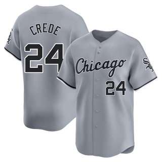 Limited Joe Crede Men's Chicago White Sox Road Jersey - Gray