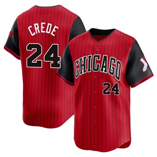 Limited Joe Crede Youth Chicago White Sox 2025 City Connect Jersey - Red/Black