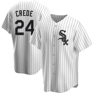 Replica Joe Crede Youth Chicago White Sox Home Jersey - White