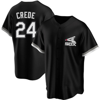 Replica Joe Crede Youth Chicago White Sox Spring Training Jersey - Black